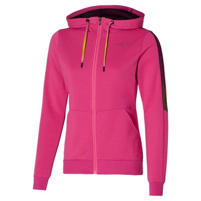 Cazadoras Mizuno Release Sweat Mujer - Coral - Chile M071PMUIRO
